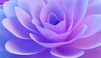 AI generated a close up of a purple flower photo