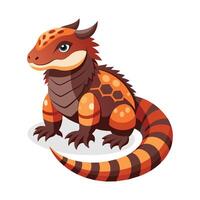 Agkistrodon contortrix vector illustration on white background