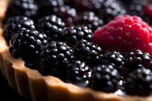 AI generated Cheesecake slice classical cheese cake on black background. Neural network AI generated photo