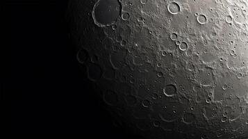 AI generated Mercury surface texture background photo