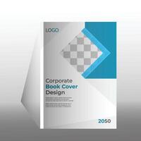 collection of modern graphic design book cover layout template with graphic elements and space for photo background in A4 size. vector