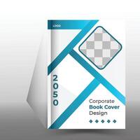 collection of modern graphic design book cover layout template with graphic elements and space for photo background in A4 size. vector