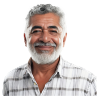 AI generated Mature middle eastern man smiling png