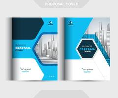 Corporate Business Proposal Catalog Cover Design Template Concepts Adept for Multipurpose Projects vector