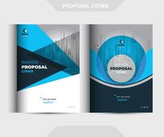 Corporate Business Proposal Catalog Cover Design Template Concepts vector