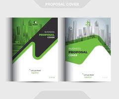 Corporate Business Proposal Catalog Cover Design Template Concepts Adept for Multipurpose Projects vector