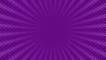 Purple sun rays retro with paper texture background. Abstract burst sun rays pattern design. Vector illustration