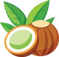 coconut vector illustration