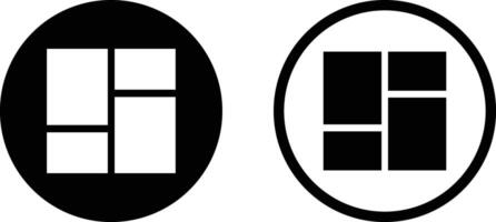 tablero icono conjunto en dos estilos vector aislado en blanco antecedentes