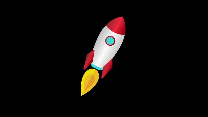Rocket Launch Animation Stock Video Footage for Free Download