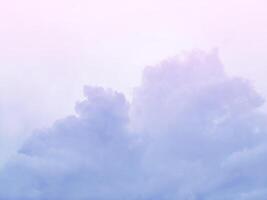 Pink and lilac sky natural background photo