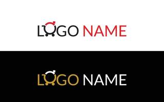 Ecommerce logo template design online shopping logo vector