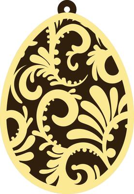 Easter Decorative Paper Cut and Wood Cut Template