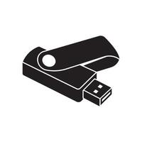 USB data transfer logo vector template