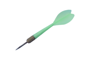 Dart isolated on transparent background, PNG File