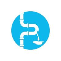 Broken Pipe Icon, Leakage In Pipe Vector Art Illustration