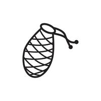 fishing net icon vector illustration template design