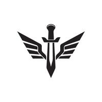 Set of swords logo template vector icon illustration design
