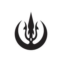 Spear logo icon,design vector illustration template