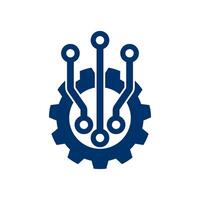 Vector Logo Technology concept illustration design