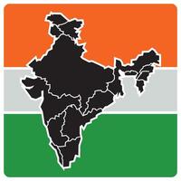 map of India icon vector illustration symbol design