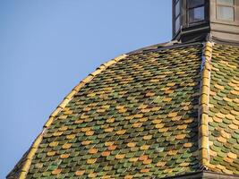 Church of Santissima Annunziata view from Dome Place, Trento , Italy photo