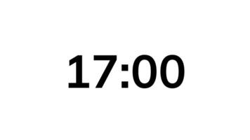 20 segundo contagem regressiva cronômetro em branco fundo video