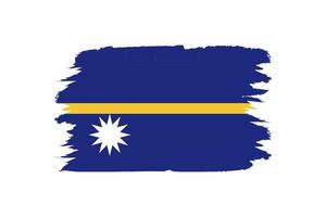 Nauru flag in vector design