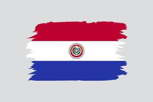 Official vector flag of paraguay