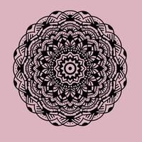 Mandala, Decorative ornament in ethnic oriental style, Islam, Arabic, Indian, ottoman motifs. Fantasy-inspired Mandala, Circular flower mandala pattern for Henna, Mehndi,decoration vector