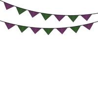 Bunting party decoration, vector illustration design, Joyful pennant bunting banner flags, Festive bunting flags, Carnival colored garlands, Festive bunting flags