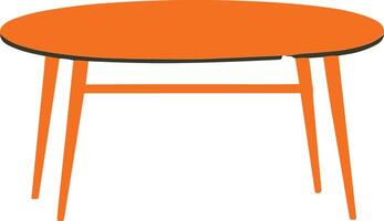 table flat style isolate on background vector