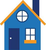 House flat style isolate on background vector