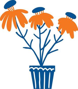 tree flat style isolate on background vector