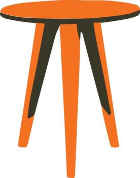 table flat style isolate on background vector