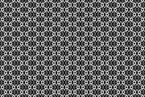 Abstract seamless mosaic pattern with repeating elements. Black and white monochrome textured pattern with geometric elements vector