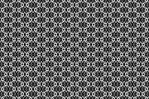 Abstract seamless mosaic pattern with repeating elements. Black and white monochrome textured pattern with geometric elements vector