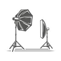 Photo studio element isolated on white background vector