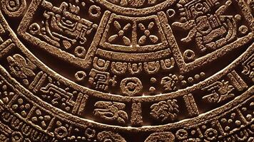 Mayan Stone Calendar video