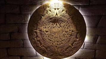 Mayan Stone Calendar video