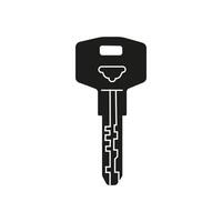 Key icon vector. Lock or unlock sign. vector