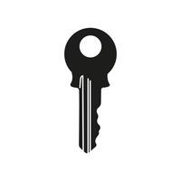 Key icon vector. Lock or unlock sign. vector