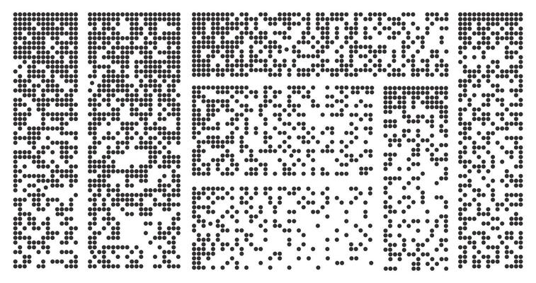 Dot Matrix Vector Art, Icons, and Graphics for Free Download