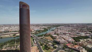 Modern Tower of Seville, Spain video