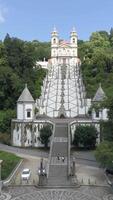 Vertical Video of Bom Jesus church in Portugal