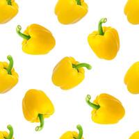 Seamless pattern with Yellow pepper photo