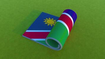 Namibia Flag - Rolling Animation video