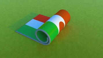 Niger vlag - rollend animatie video