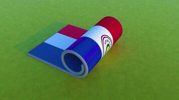 Paraguay Flagge - - rollen Animation video