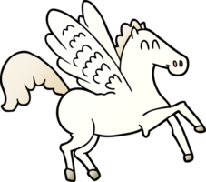 cartoon winged horse png